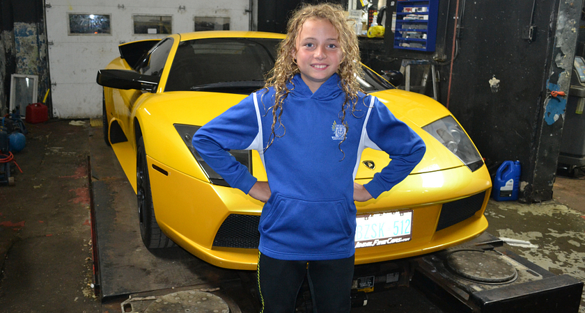 Learning as a family: James and Gerard share their love of cars in class and on YouTube Image